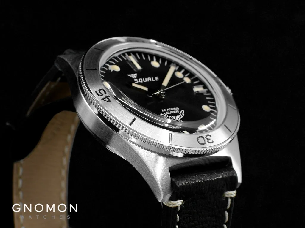 Super-Squale Sunray Black - Leather