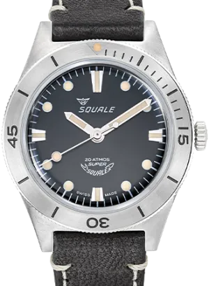 Super-Squale Sunray Black - Leather