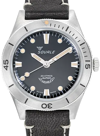 Super-Squale Sunray Black - Leather