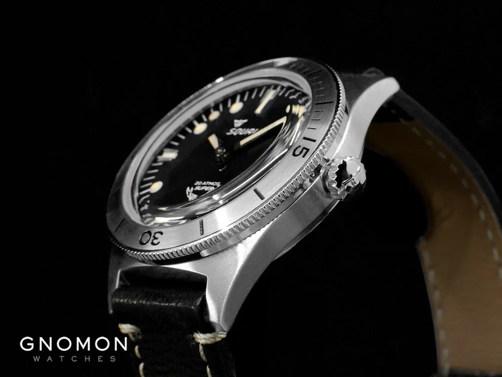 Super-Squale Sunray Black - Leather