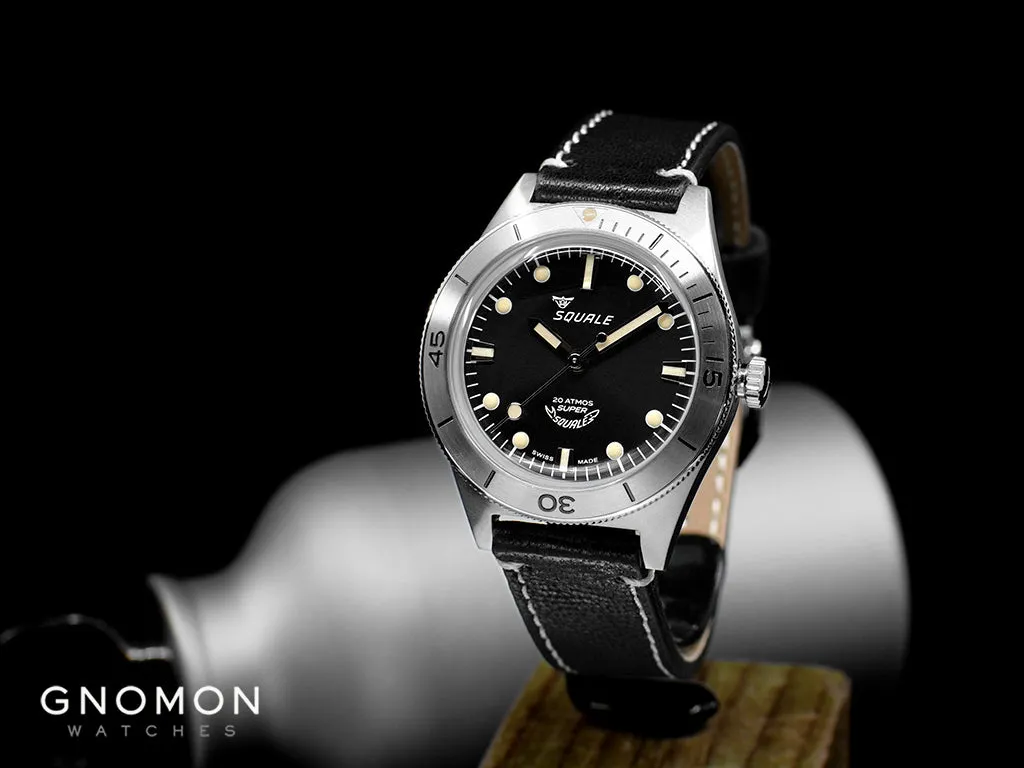 Super-Squale Sunray Black - Leather