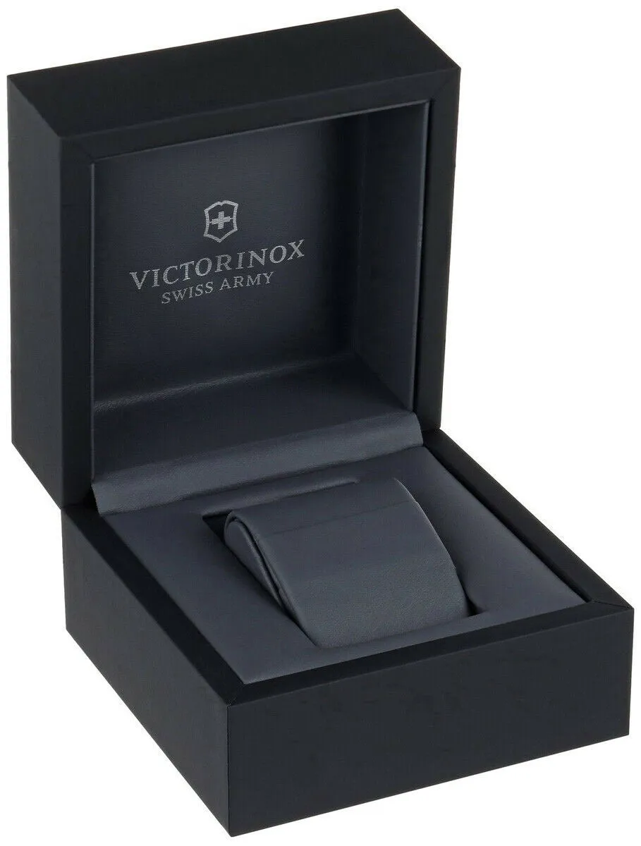 Swiss Army Victoria Stainless Steel Womens Watch Silver Dial Calendar 241630