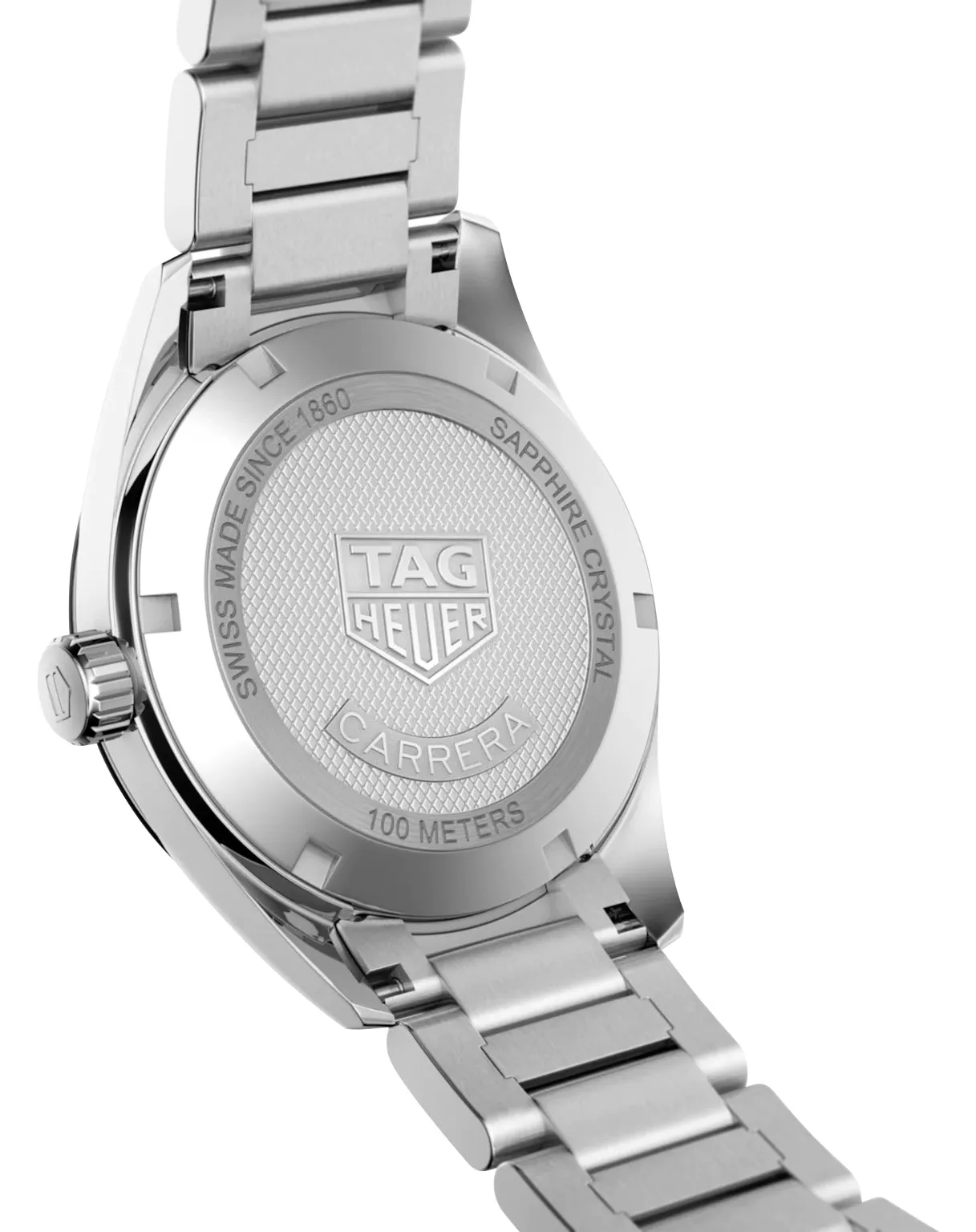 TAG Heuer Carrera Stainless Steel Mother-Of-Pearl Dial Diamonds Date Quartz Womens Watch WBK1316.BA0652