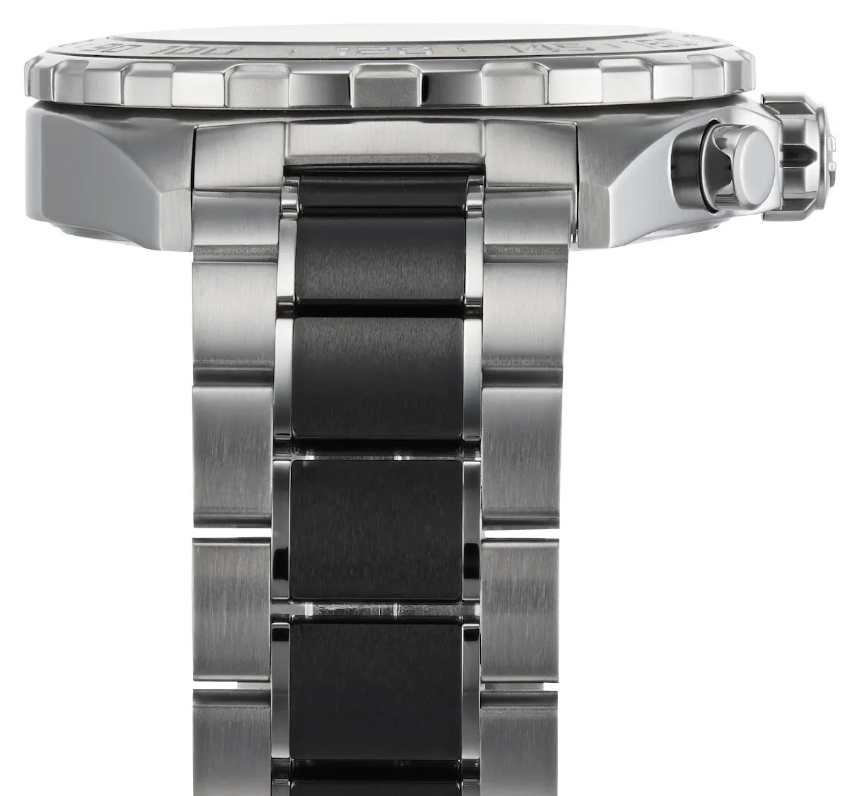 TAG Heuer Formula 1 Chronograph Stainless Steel & Ceramic Gray Dial Date Divers Quartz Mens Watch CAZ1011.BA0843