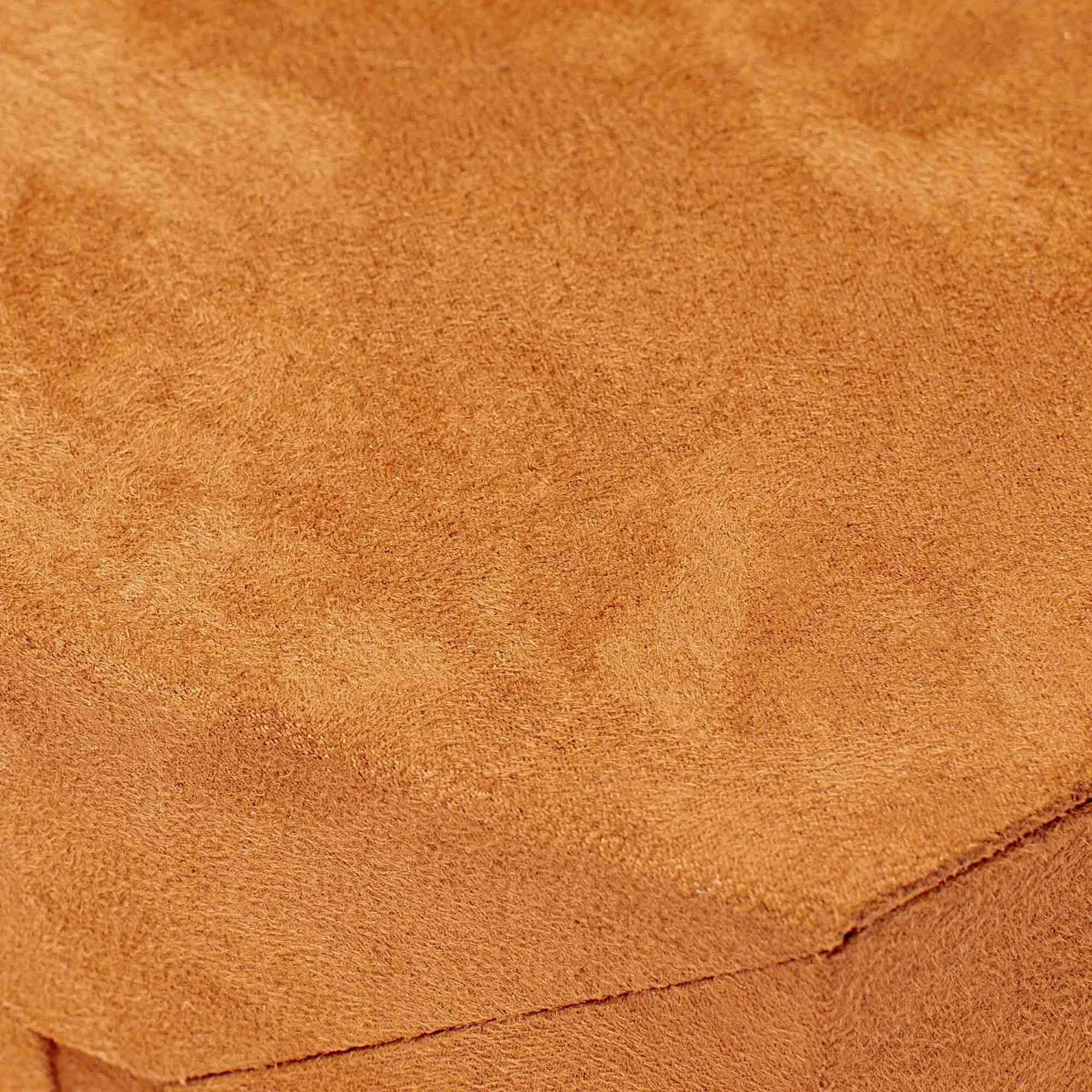 Tangram Monogram Suede - Tan Brown
