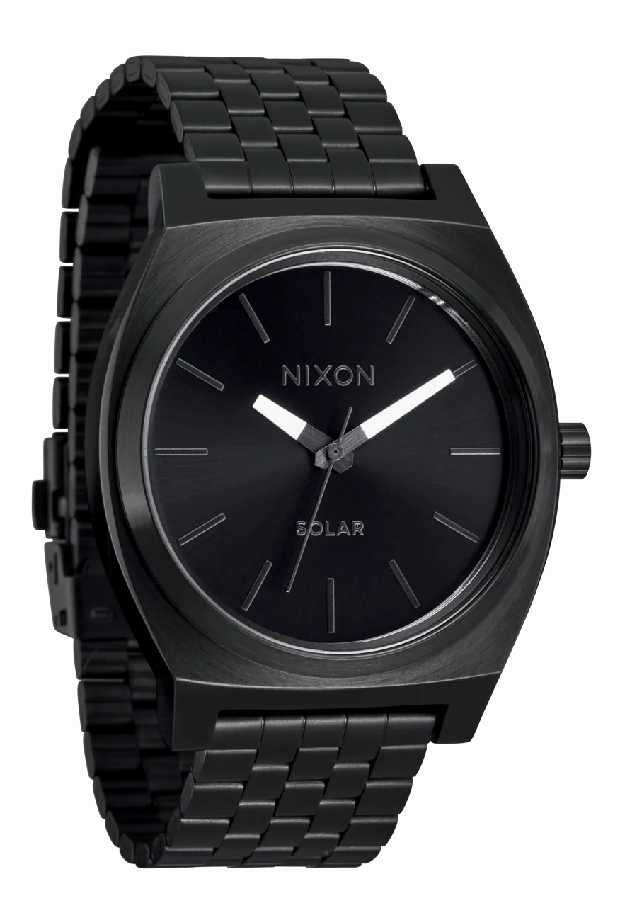 Time Teller Solar - All Black / White