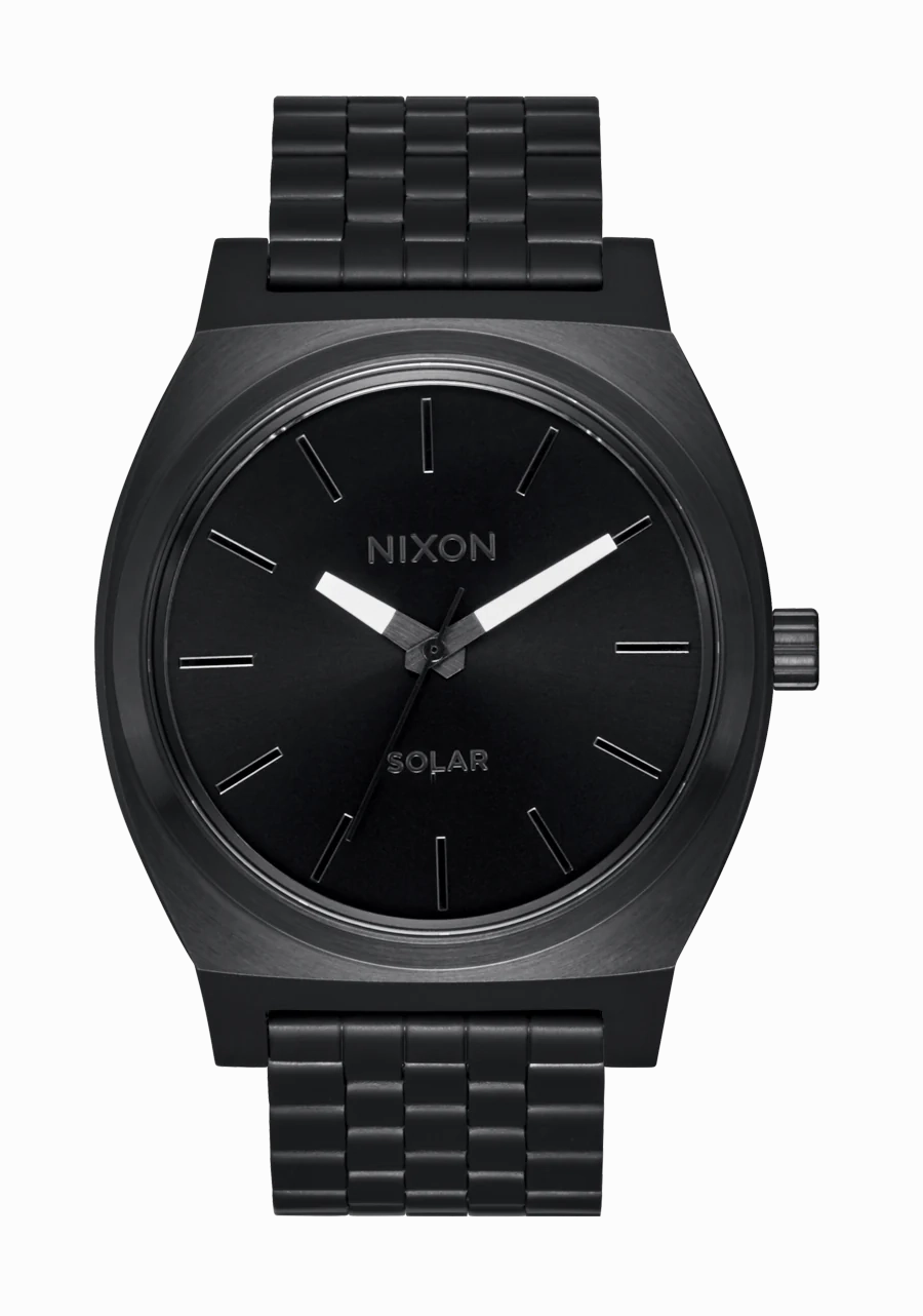 Time Teller Solar - All Black / White