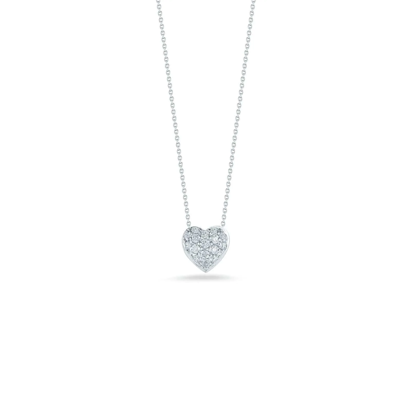 Tiny Treasures Diamond Puffed Heart Pendant