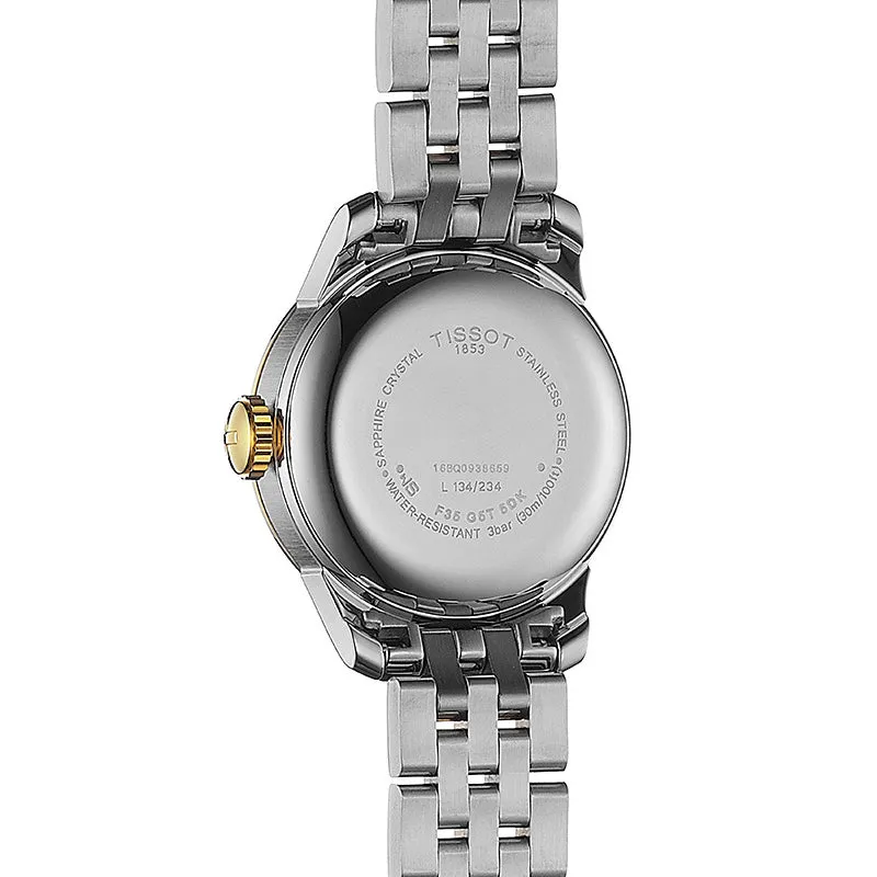Tissot Le Locle Automatic Small Lady 25.3mm Silver Dial Gold PVD Steel Watch T41218334