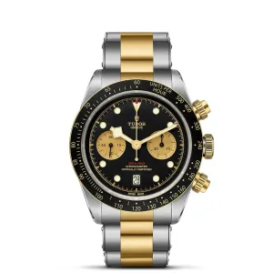 TUDOR Black Bay Chrono S&G 41mm Black Dial Steel & Gold Gents Watch M79363N-0001