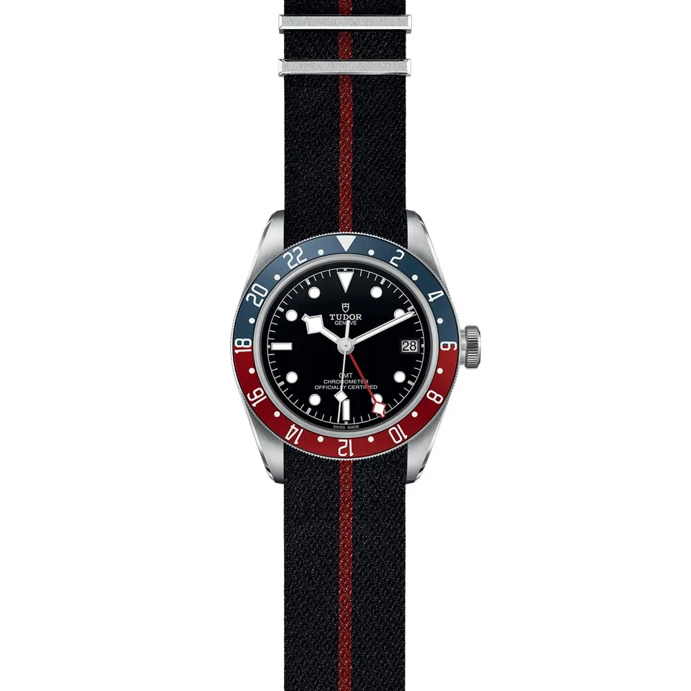TUDOR Black Bay GMT 41mm Black Dial Gents Watch M79830RB-0003