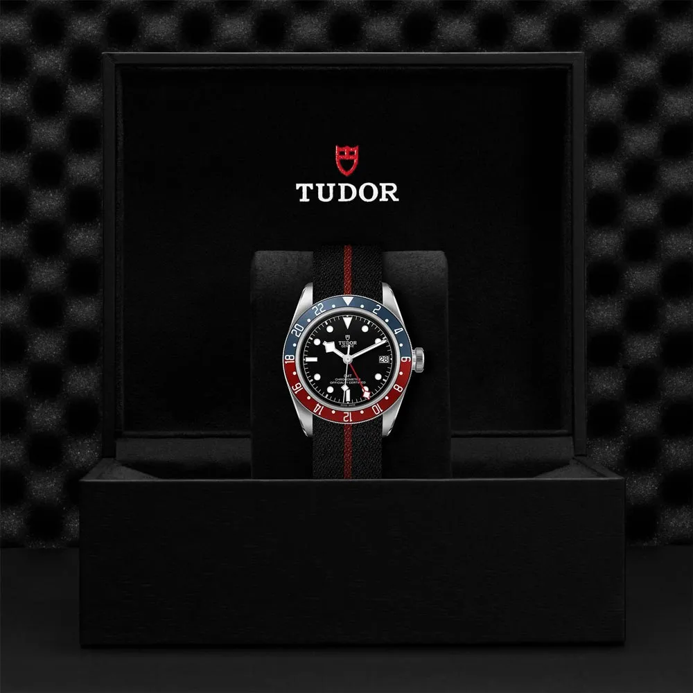 TUDOR Black Bay GMT 41mm Black Dial Gents Watch M79830RB-0003