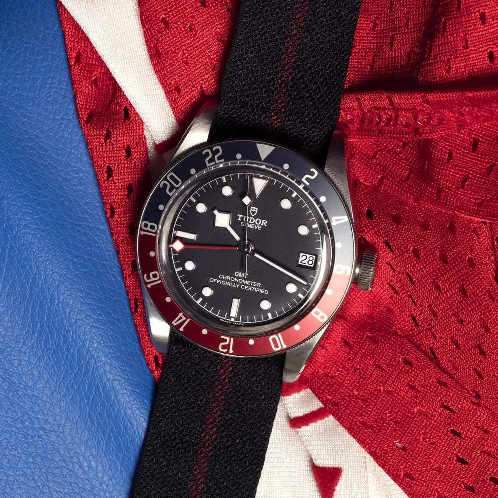 TUDOR Black Bay GMT 41mm Black Dial Gents Watch M79830RB-0003