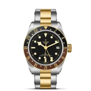 TUDOR Black Bay GMT S&G 41mm Black Dial Steel & Gold Gents Watch M79833MN-0001