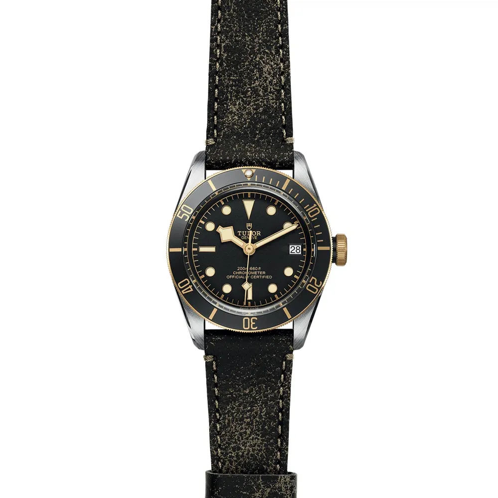 TUDOR Black Bay S&G 41mm Black Dial Steel & Gold Gents Watch M79733N-0007