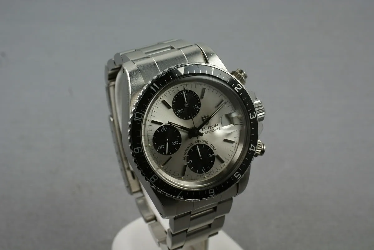 Tudor Chronograph Big Block 79170 with sub dial starting to turn chocolate
