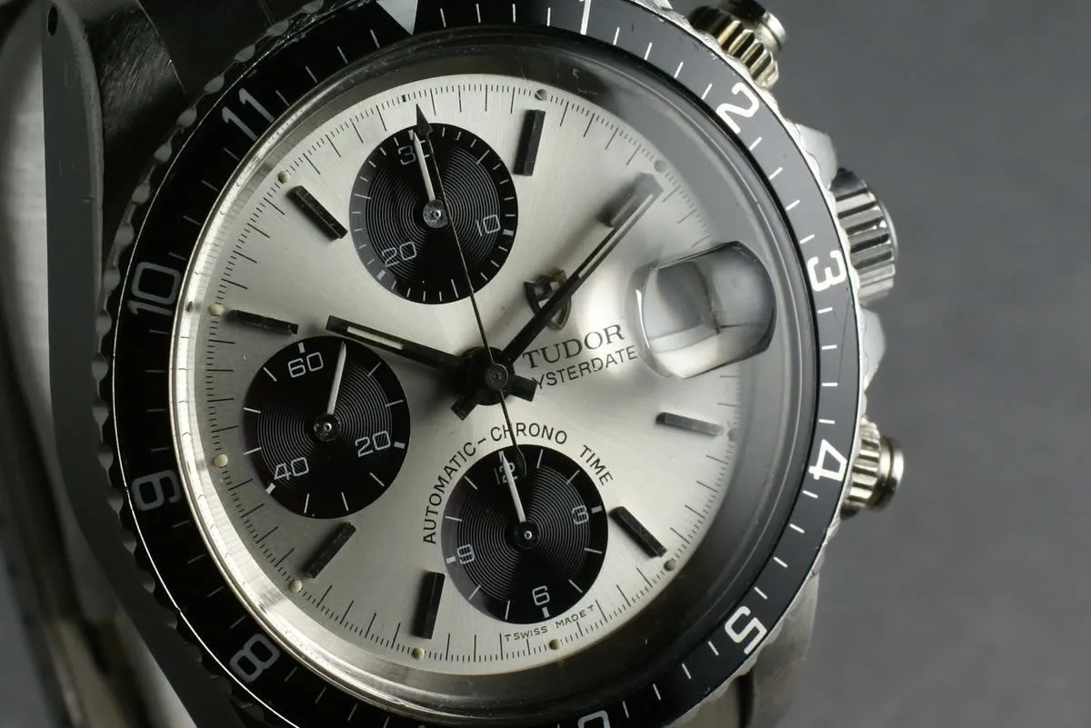 Tudor Chronograph Big Block 79170 with sub dial starting to turn chocolate