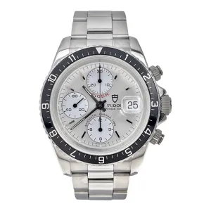 TUDOR Prince Date Tiger Stainless Steel Chronograph Dial Automatic 79270P W/ BOX