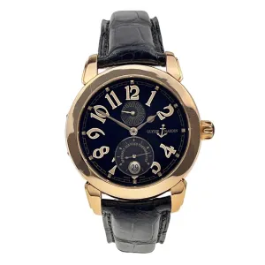 Ulysse Nardin Automatic 40mm 18k Yellow Gold Men’s Watch 276-88 Black Dial