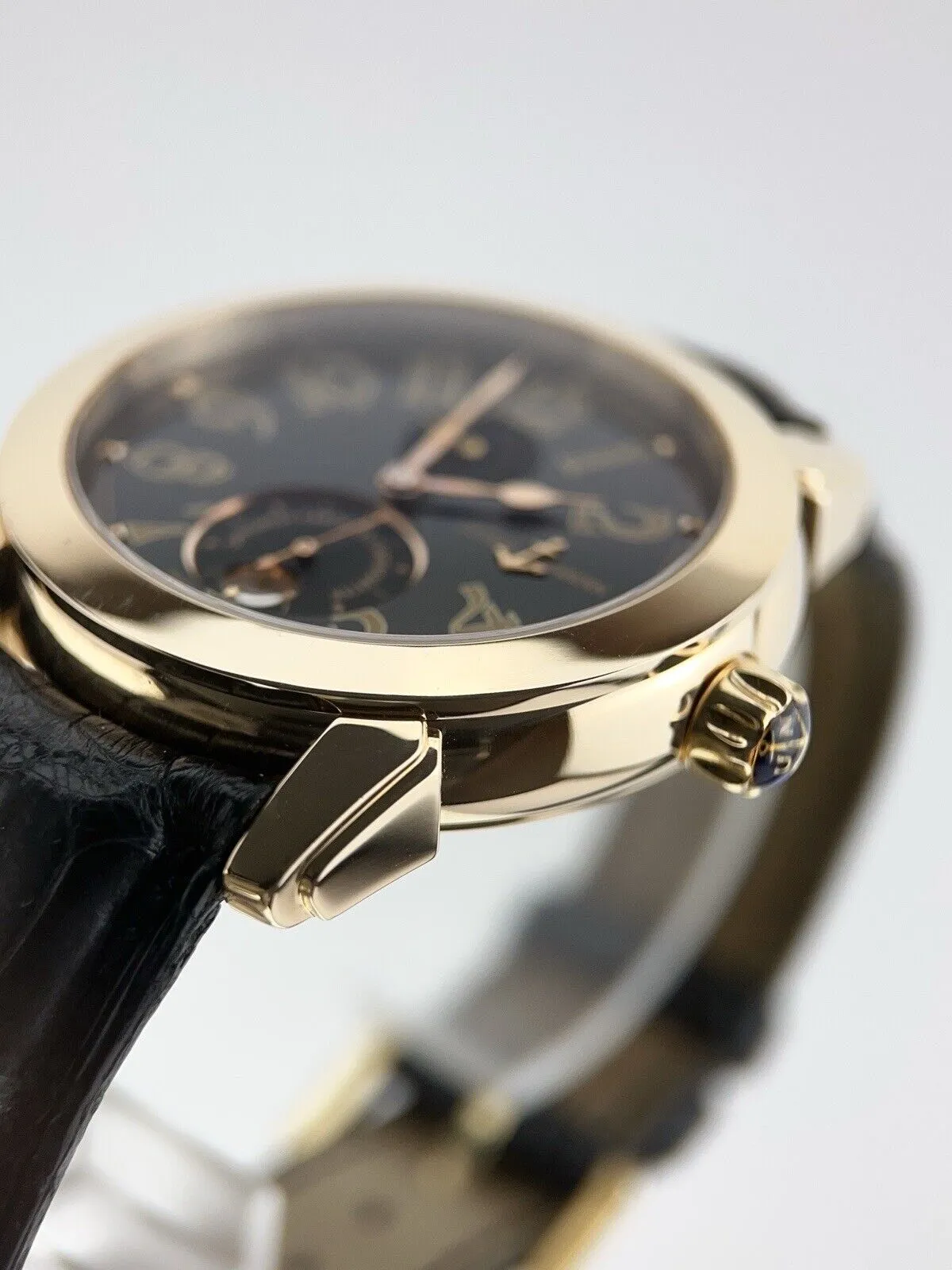 Ulysse Nardin Automatic 40mm 18k Yellow Gold Men’s Watch 276-88 Black Dial
