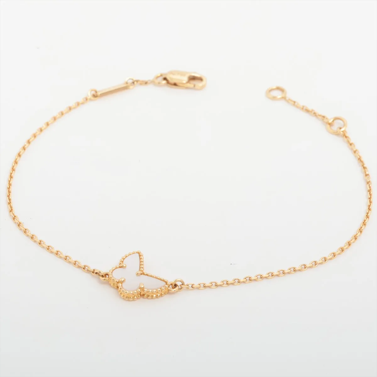 Van Cleef & Arpels VCA Sweet Alhambra Butterfly Mother of pearl MOP Bracelet