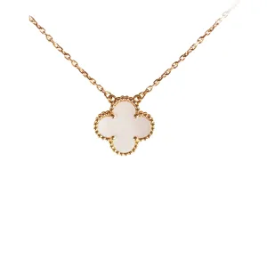 Van Cleef & Arpels VCA Vintage Alhambra Mother of Pearl MOP Necklace