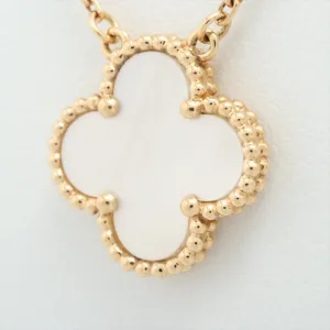 Van Cleef & Arpels Vintage Alhambra Mother of Pearl MOP Necklace