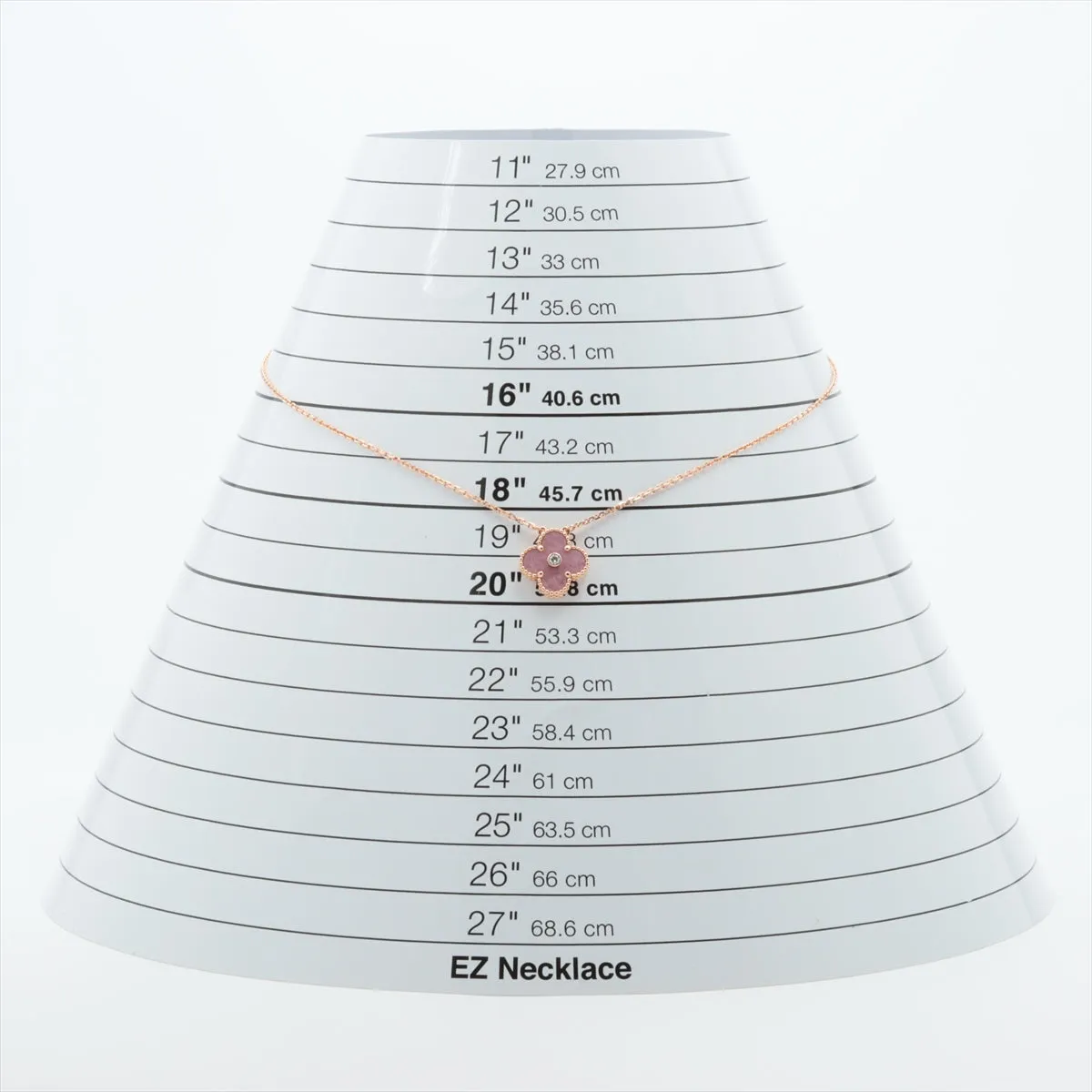 Van Cleef & Arpels Vintage Alhambra Rhodonite Diamond Necklace Holiday Limited Edition 2021