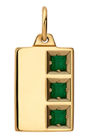 Virgil Quartz Pendant, Gold Vermeil