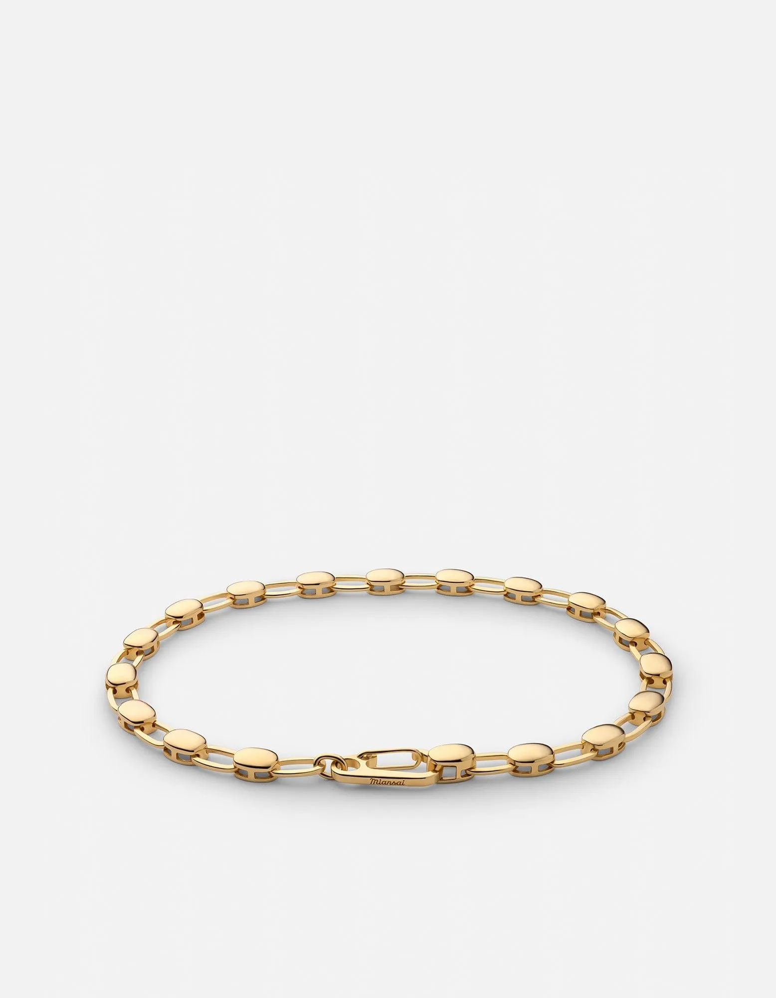Ward Chain Bracelet, Gold Vermeil