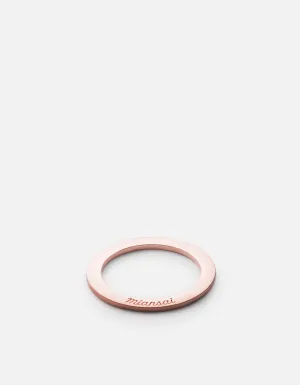 Washer Ring, Rose Plated
