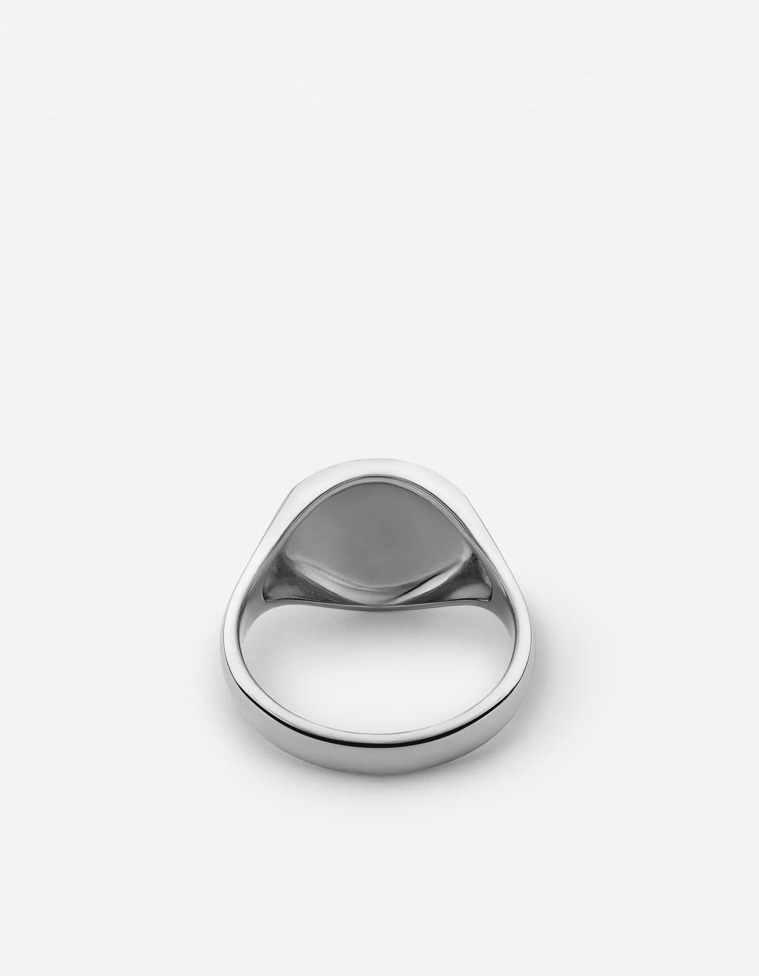 Wells Signet Pinky Ring, Sterling Silver