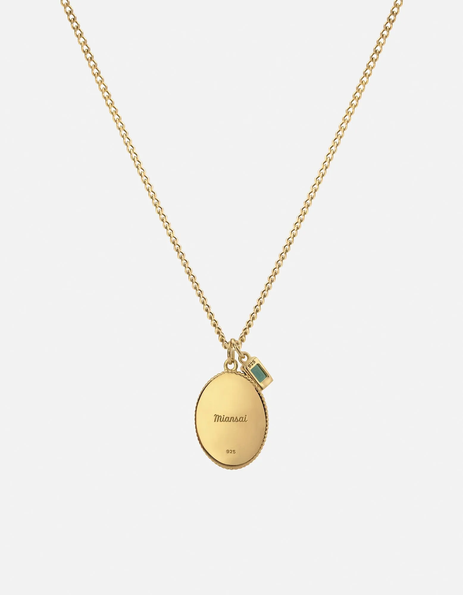 When Pigs Fly Quartz Necklace, Gold Vermeil