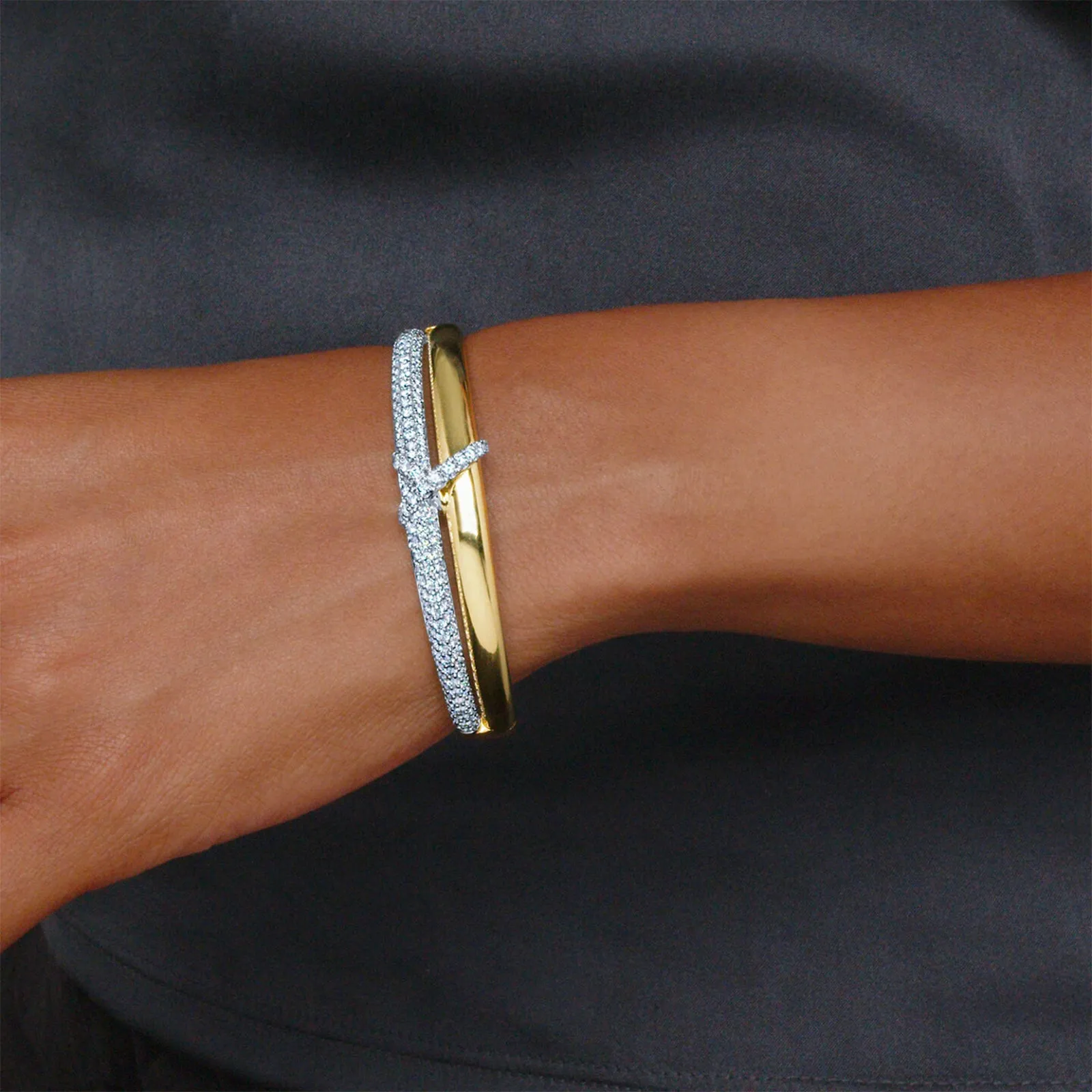 Xo Diamond Bangle Bracelet