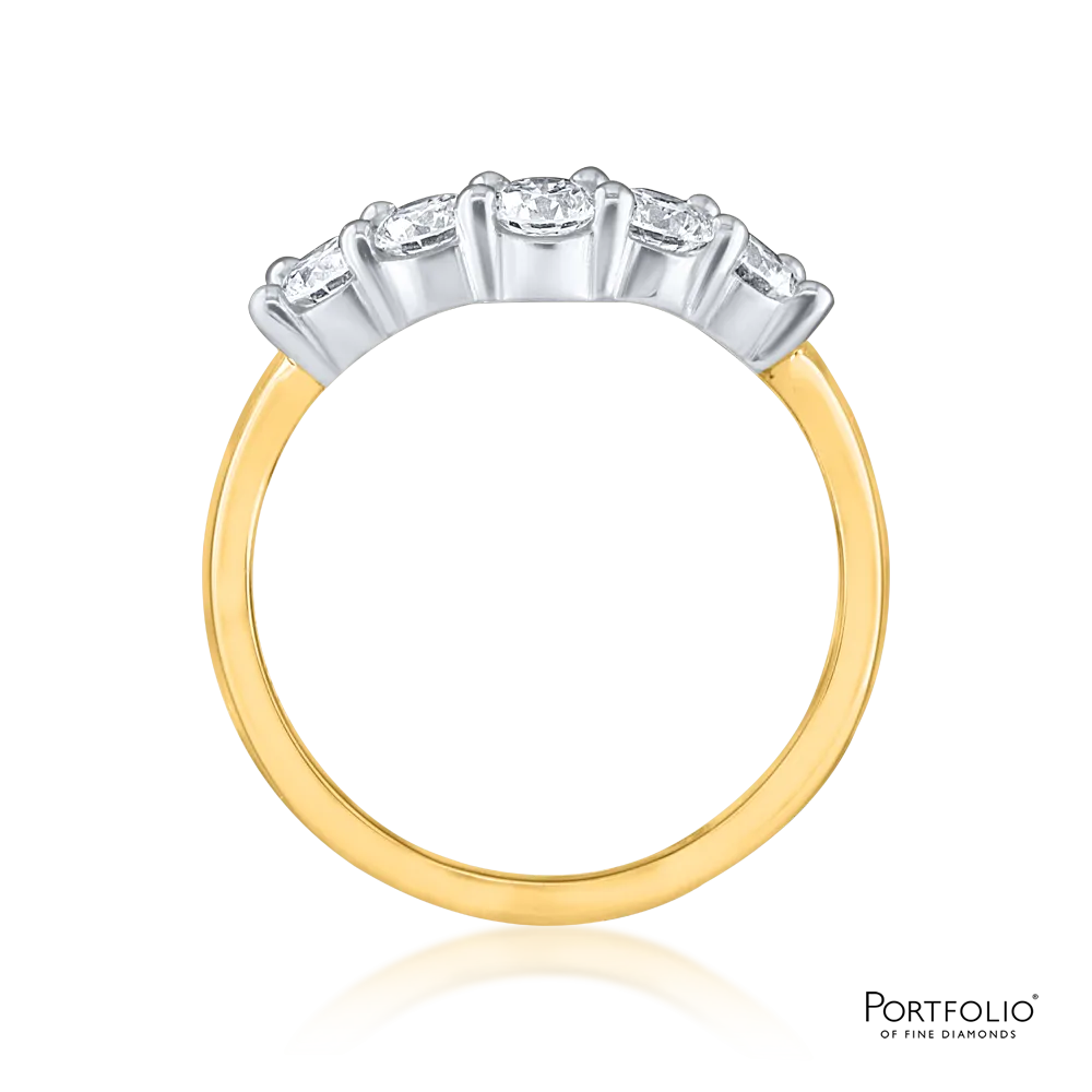 Yellow Gold and Diamond Eternity Ring